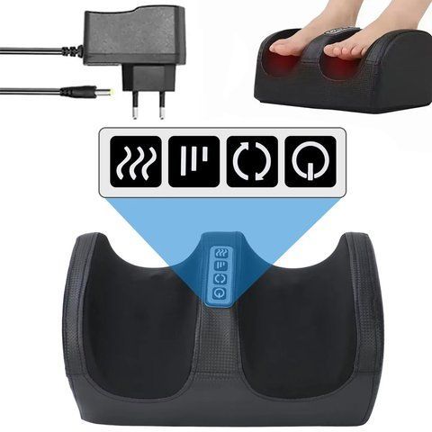 Масажер для ніг з підігрівом, від мережі Foot Massager 23456878501 фото