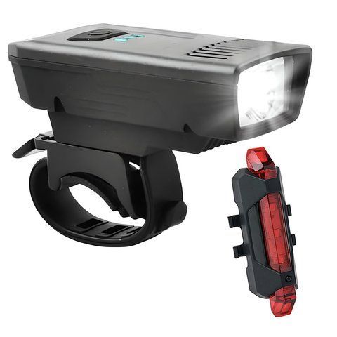 Велосипедний комплект велофара + стоп сигнал 1803-1-XPE + STOP-5LED 234567843 фото