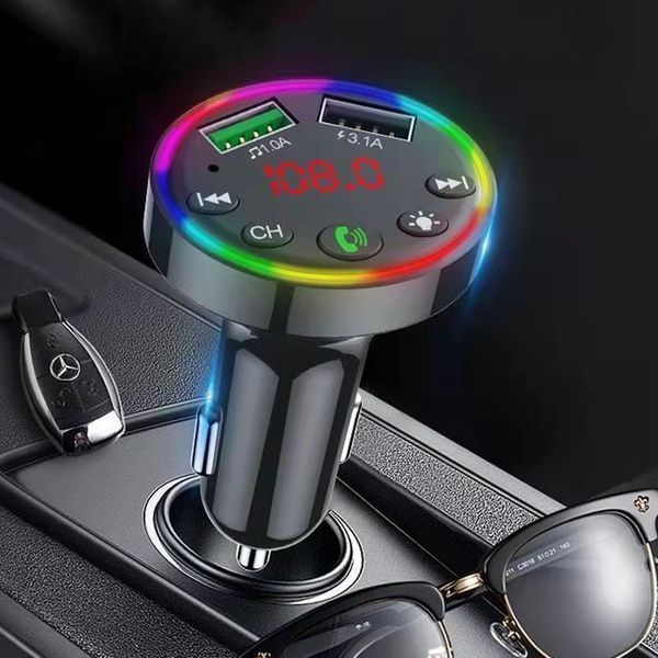 Автомобільний трансмітер з Bluetooth, FM, 2хUSB 3.1A, CTC-109 234589488 фото