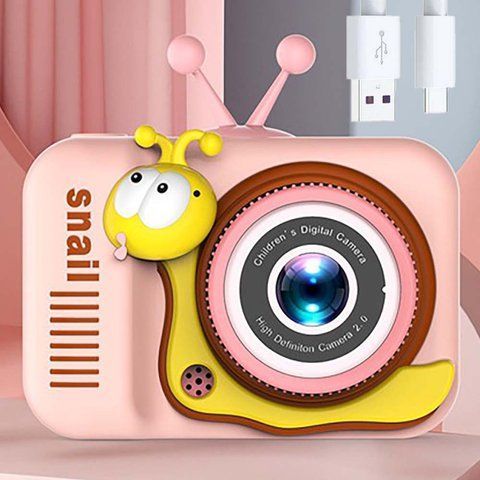 Дитячий фотоапарат з дисплеєм від USB, Q2, Рожевий 234571711 фото