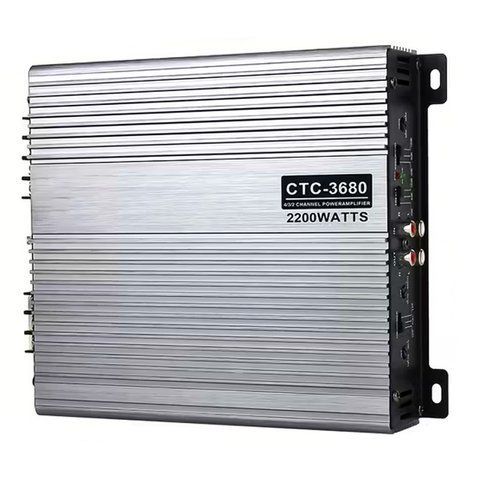 Автомобільний підсилювач звуку 2-канальний 2200W, CTC-3680 234588155 фото