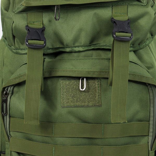 Тактичний рюкзак на 80л (72х34х17см) із системою Molle M13, Оливковий / Туристичний рюкзак у похід 23456861402 фото
