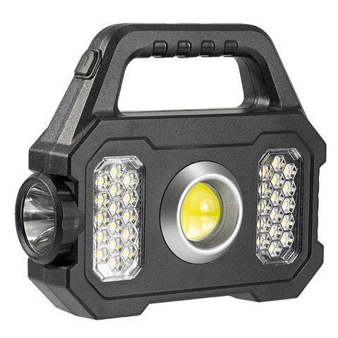 Кемпінговий LED ліхтар-повербанк з USB та сонячною панеллю (1200мАч) YT-880B 234564572 фото