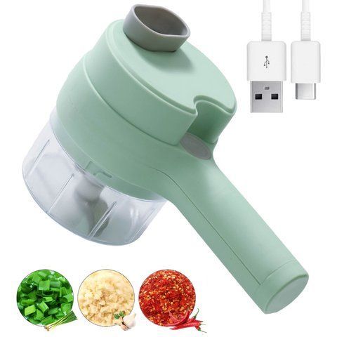 Ручний подрібнювач для овочів 4в1 Food Chopper 234566565 фото