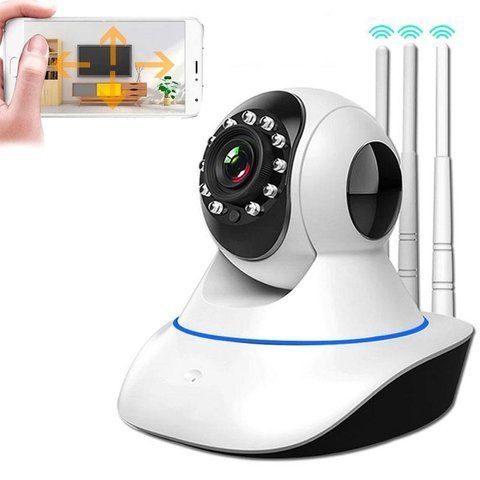 Бездротова поворотна відеоспостереження WIFI Smart NET camera Q5 123457398 фото