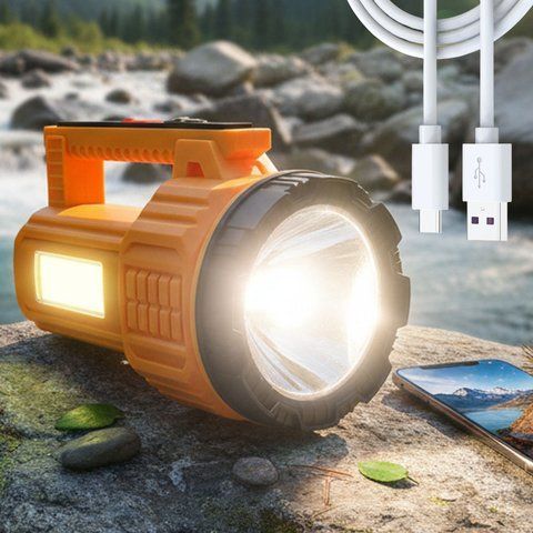 Ручний ліхтар прожектор акумуляторний PowerBank, 20Вт, LY-2702T 234592244 фото
