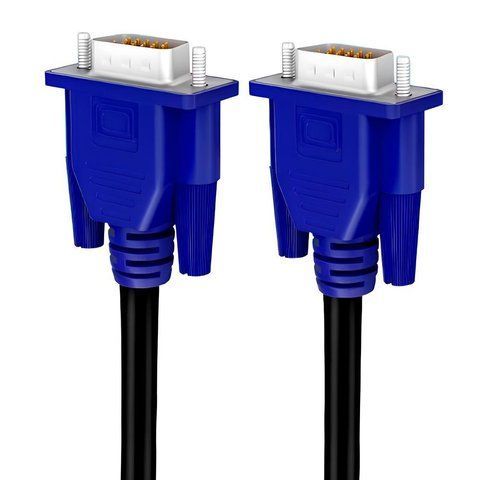 Кабель VGA-VGA (1,5м), Чорний 234573923 фото