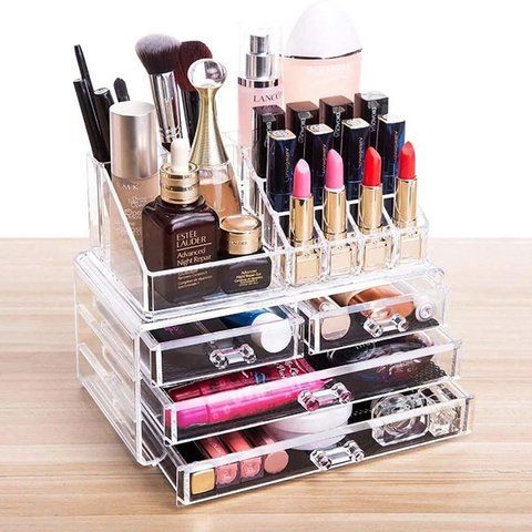 Акриловий органайзер для косметики (24x19x15) Cosmetic Storage Box 234562529 фото