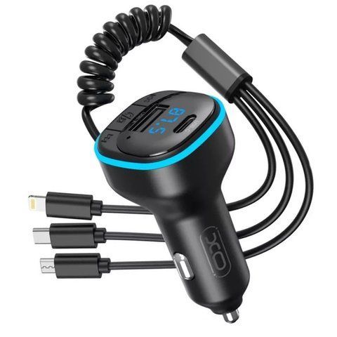 FM модулятор Bluetooth, MP3, 3хUSB, XO BCC07 234583116 фото