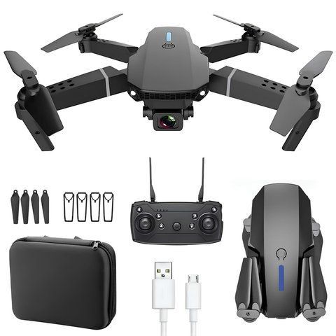 Квадрокоптер з камерою(HD 4К WiFi) до 20хв льоту, до 100м, в кейсі, E88 234571781 фото