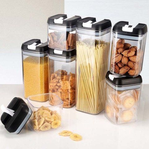 Набір контейнерів 7шт для зберігання сипучих Food storage container 234568721 фото