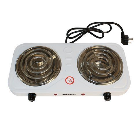 Електроплита настільна, 2000 Вт, 2 конфорки HP-03D, механічне керування 234589602 фото