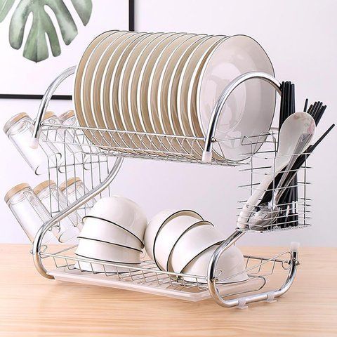 Стійка для зберігання посуду Kitchen Storage Rack 234561299 фото
