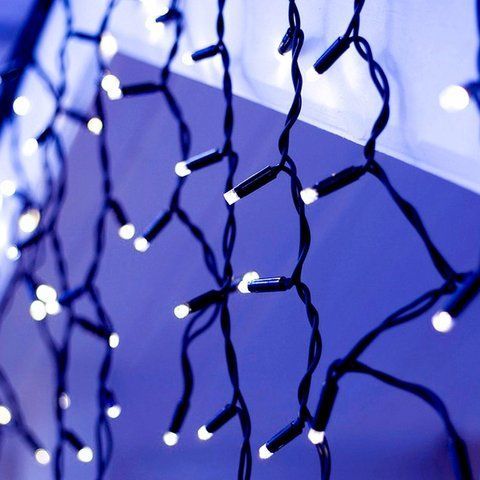 Гірлянда Бахрома, від мережі, 5 м, 120LED, Біле світло 234565260 фото