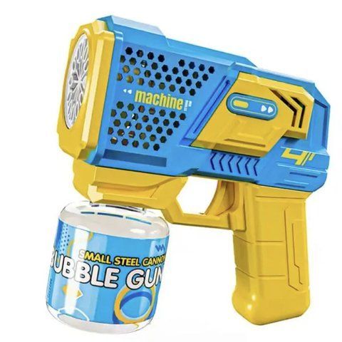 Генератор мильних бульбашок Bubble Gun, Синій 234582815 фото