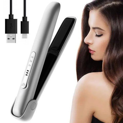 Бездротовий випрямляч для волосся з USB, 20Вт, VGR V-585 234579374 фото