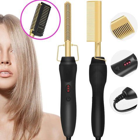 Випрямляч гребінець для волосся High Heat Brush 234562739 фото
