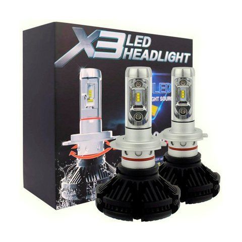 Комплект автомобільних LED ламп, 2шт, X3-H11 234560254 фото