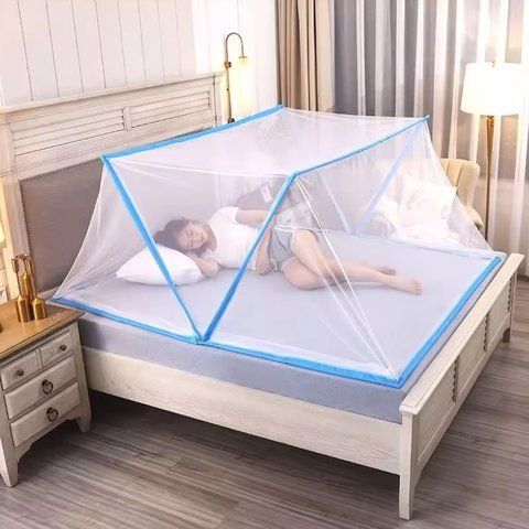 Складна москітна сітка на ліжко 190 х 160 см, Mosquito Net 234579646 фото