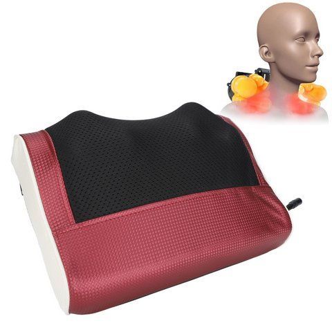 Масажна подушка для спини та шиї, 3 режими роботи, з підігрівом MASSAGE CUSHION 234569294 фото